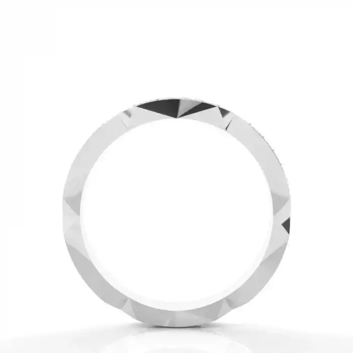 Facet Diamond Band