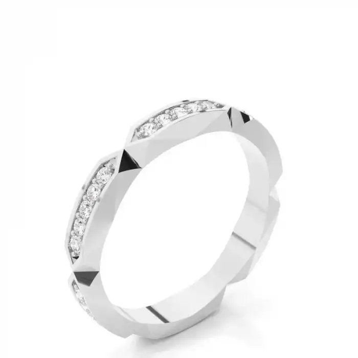 Facet Diamond Band