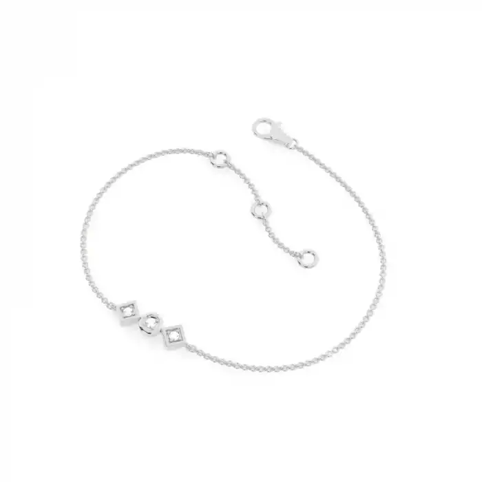 Geo Diamond Bracelet