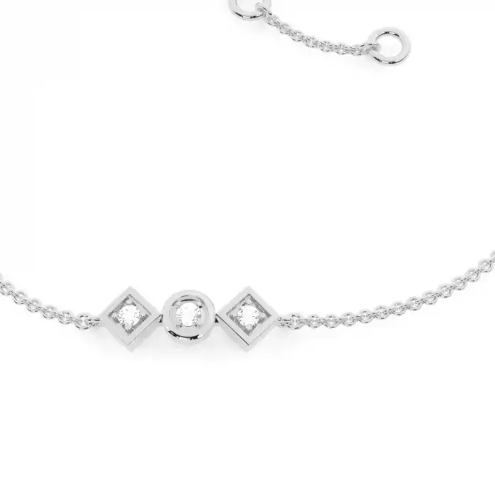 Geo Diamond Bracelet