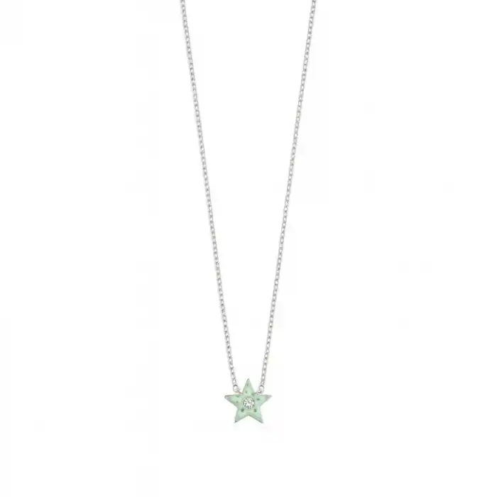 Green Amour Star Necklace