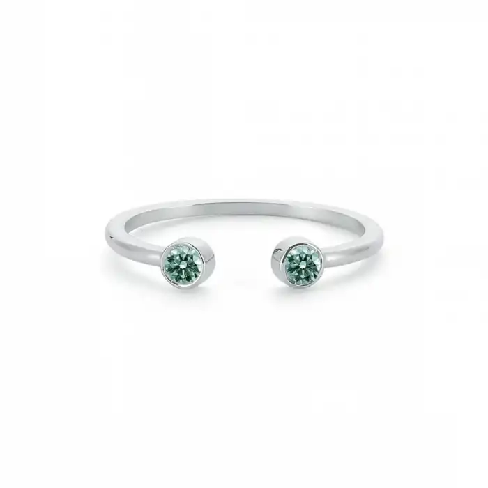 Green Balance Open Ring
