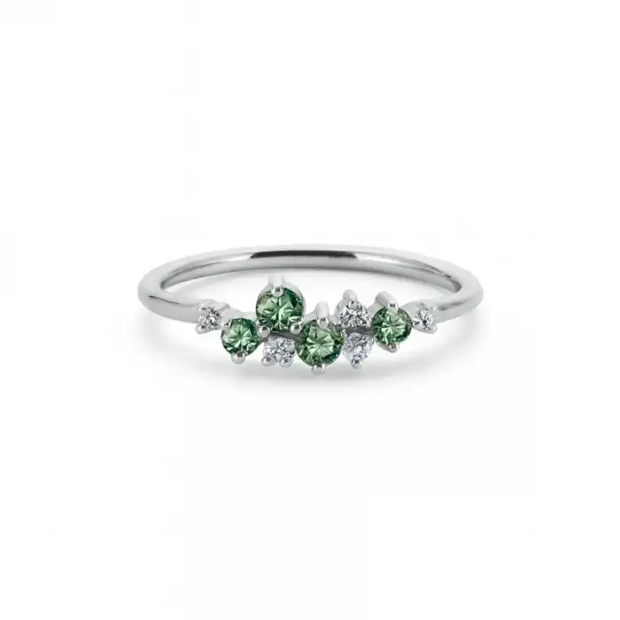 Green Celeste Ring