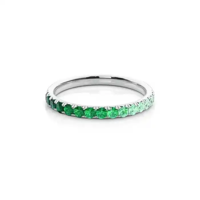 Green Glow Band Ring