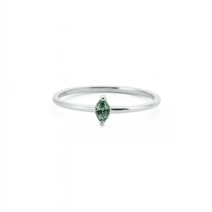 Green Marquise Ring