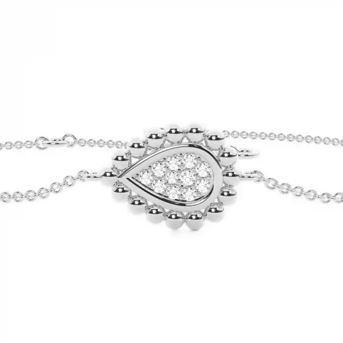 Halo Drop Bracelet