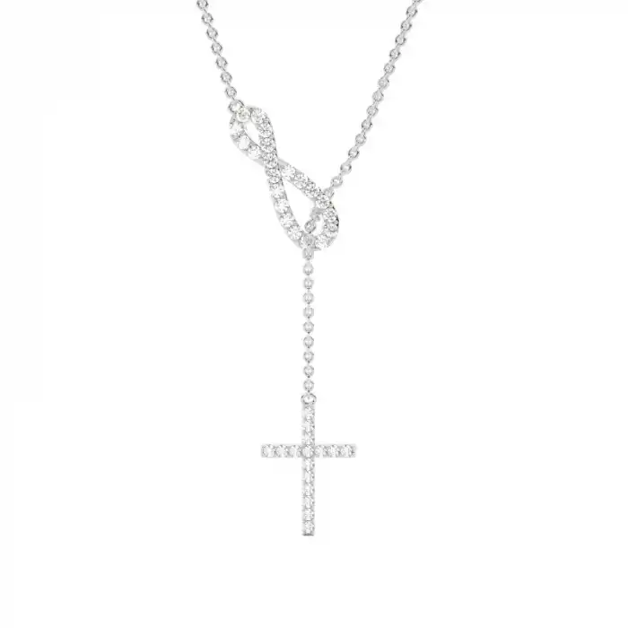 Infinity Cross Necklace