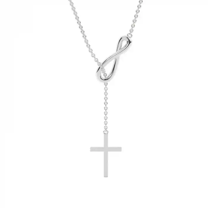 Infinity Cross Necklace