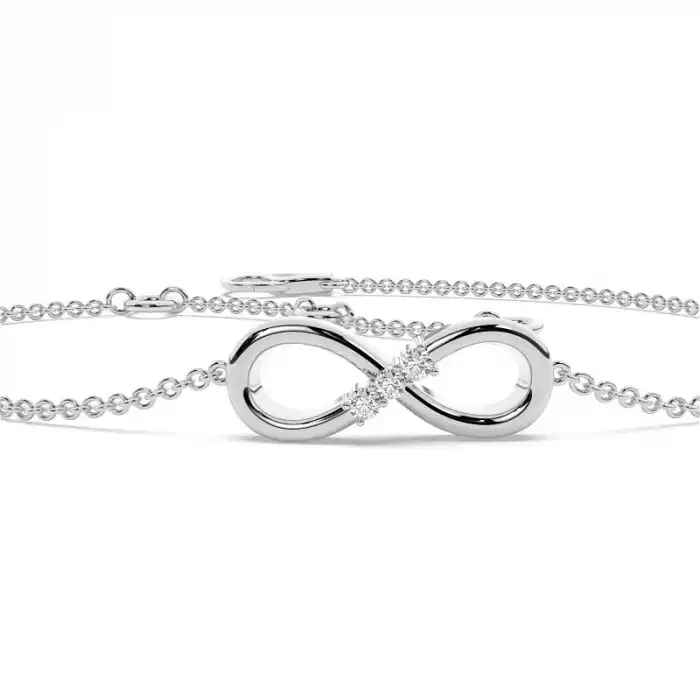Infinity Diamond Bracelet