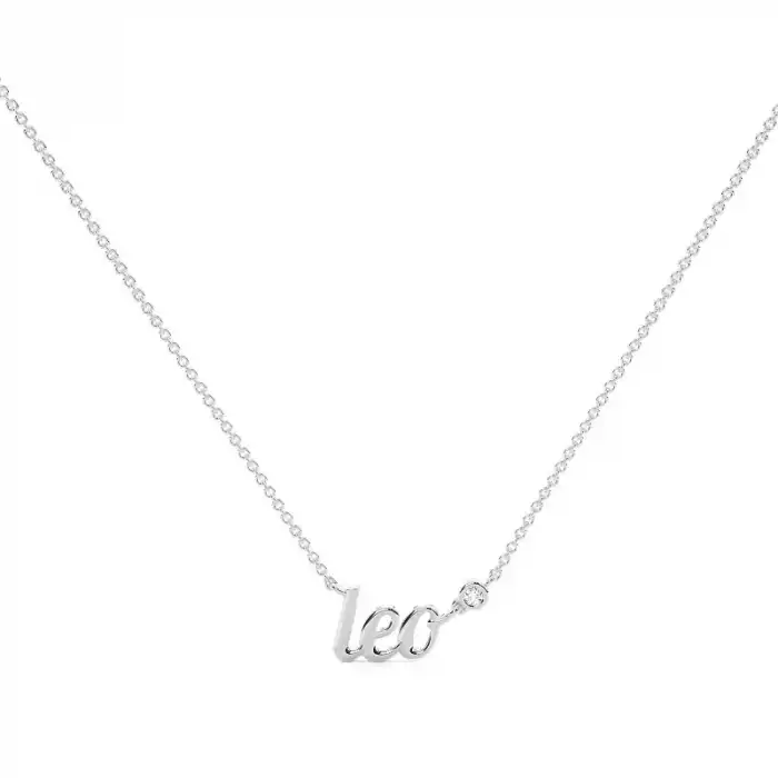 Leo Solitaire Necklace