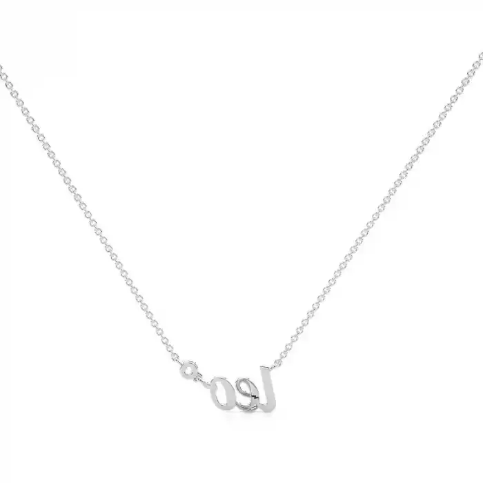 Leo Solitaire Necklace