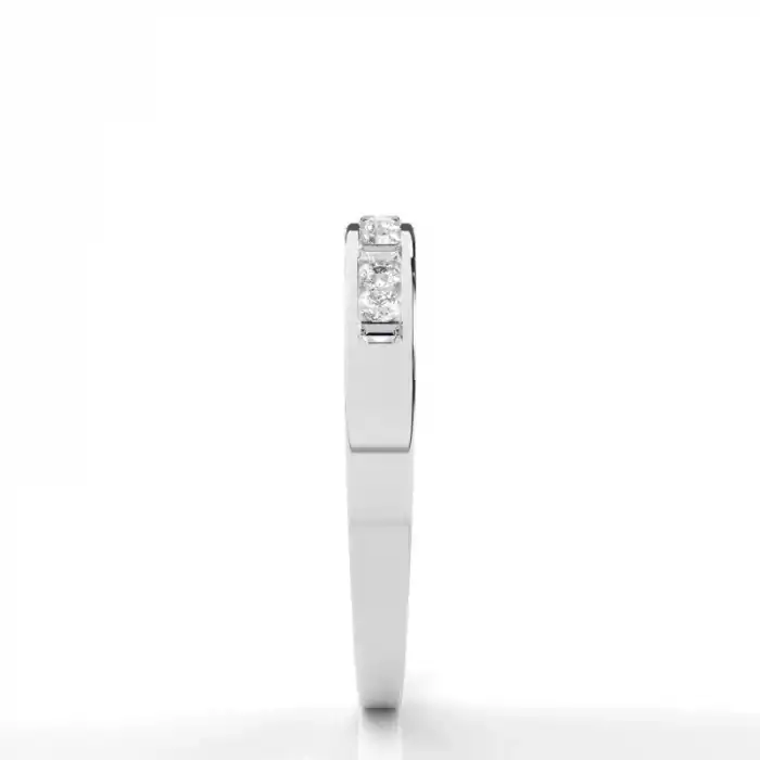 Linear Cut Diamond Band