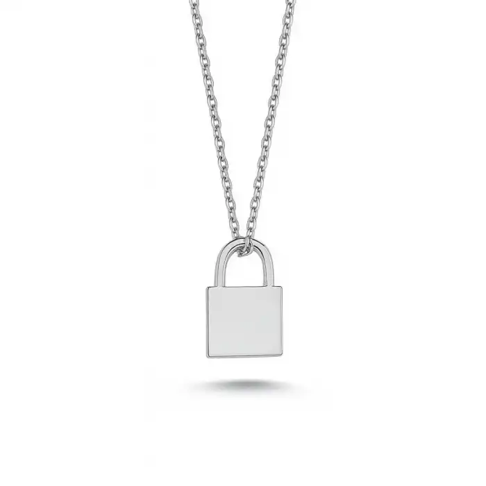 Lock Pendant Necklace