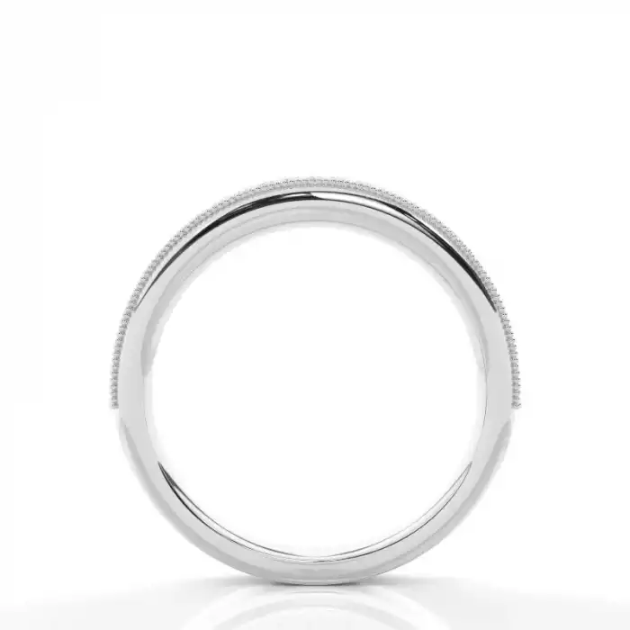 Milgrain Edge Diamond Band