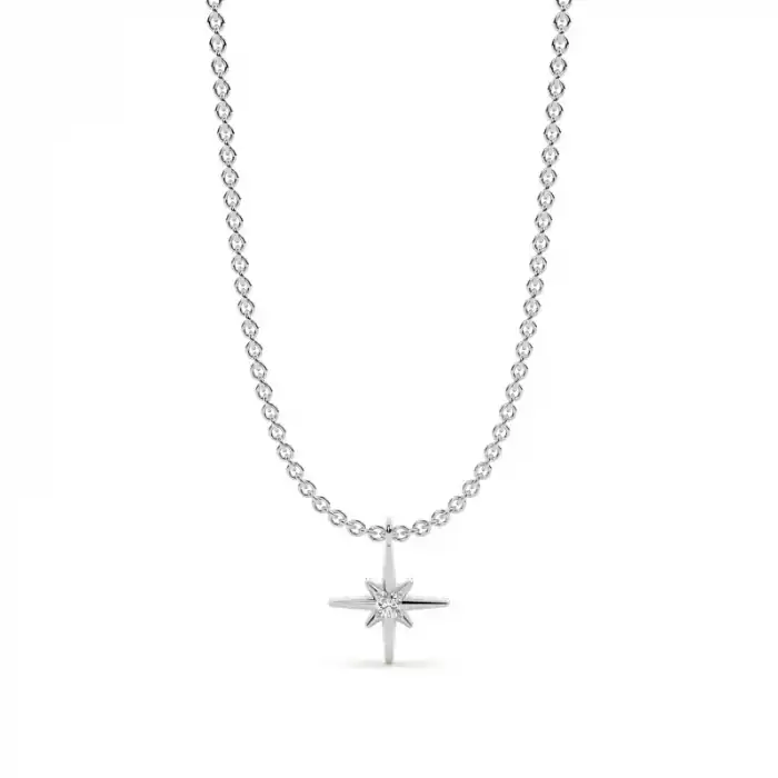 North Star Diamond Necklace
