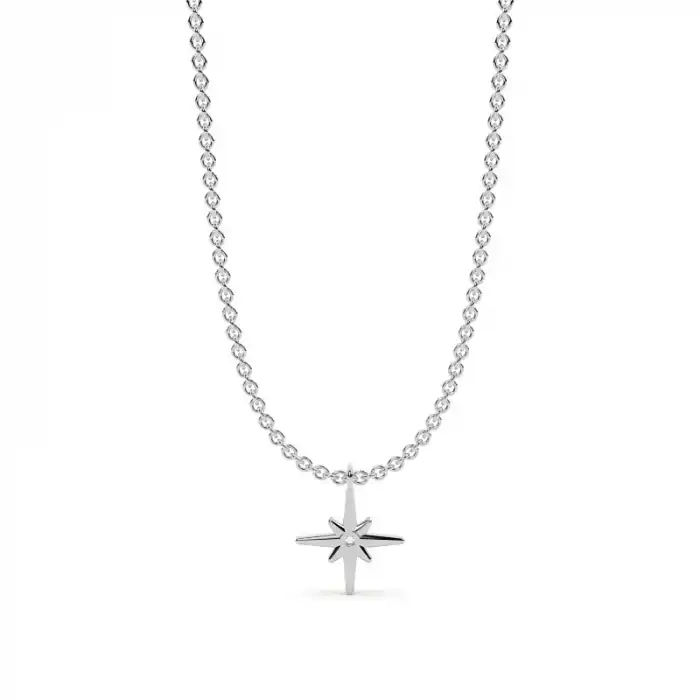 North Star Diamond Necklace