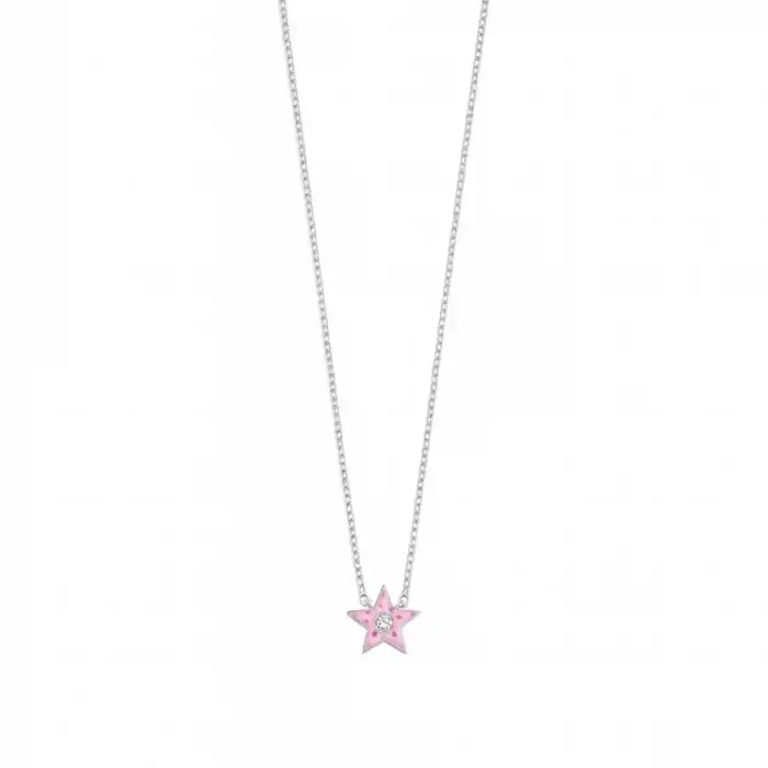 Pink Amour Star Necklace