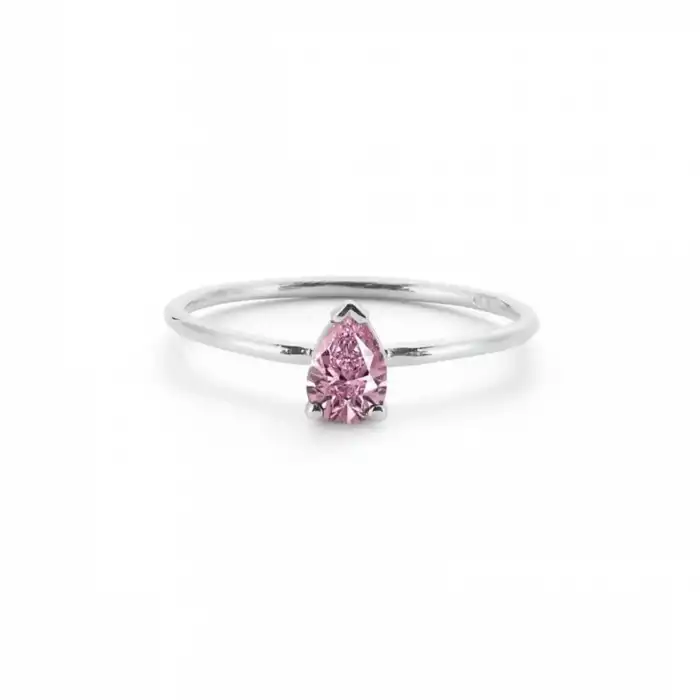 Pink Grand Drop Ring