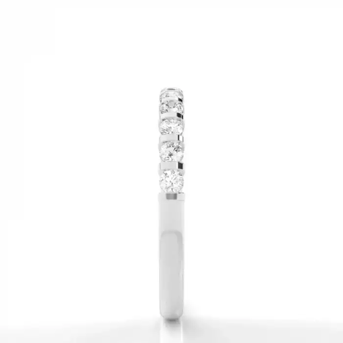 Prong Flow Diamond Band