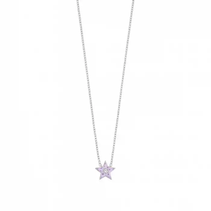 Purple Amour Star Necklace