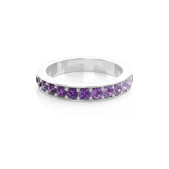 Purple Bold Band Ring