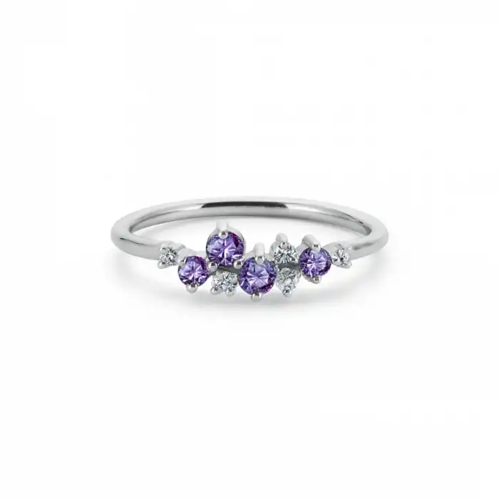 Purple Celeste Ring