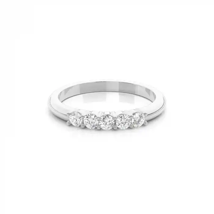Radiant Row Diamond Ring
