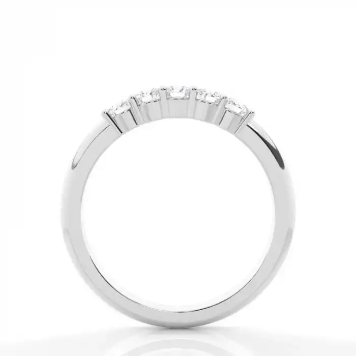 Radiant Row Diamond Ring