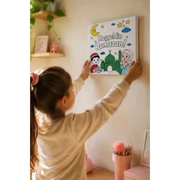 Ramazan Eğitici Boyama Seti Hoş Geldin Ramazan Coşkusu (Şövalesiz)