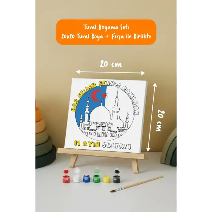 Ramazan Eğitici Boyama Seti Hoş Geldin Şehr-i Ramazan (Şövaleli)