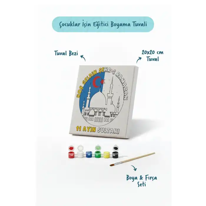 Ramazan Eğitici Boyama Seti Hoş Geldin Şehr-i Ramazan (Şövalesiz)