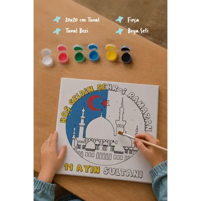 Ramazan Eğitici Boyama Seti Hoş Geldin Şehr-i Ramazan (Şövalesiz)