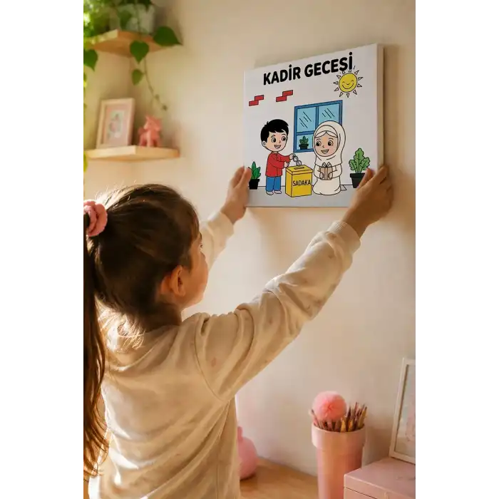 Ramazan Eğitici Boyama Seti Kadir Gecesi Sadaka (Şövalesiz)