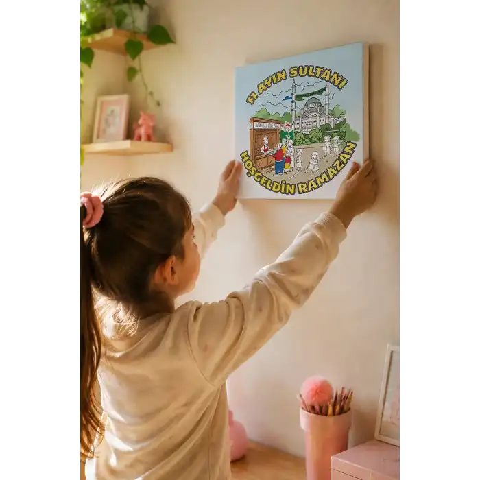 Ramazan Eğitici Boyama Seti Mahallede Ramazan Coşkusu (Şövalesiz)