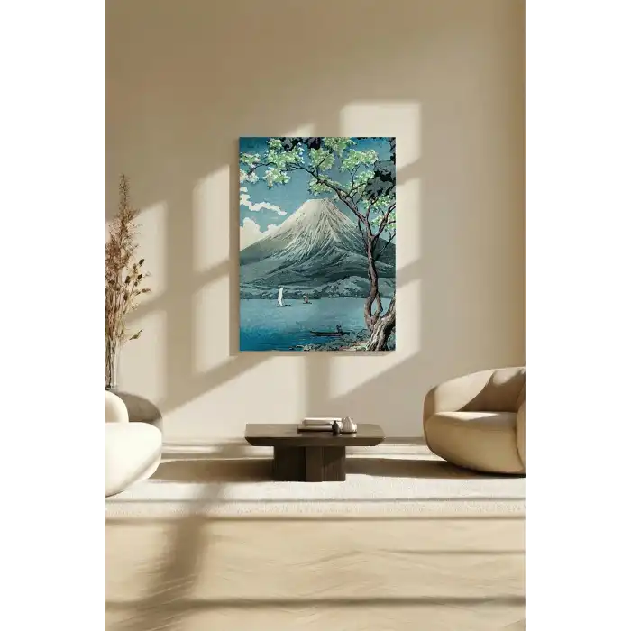 Sayılarla Boyama Seti 40 x 50 cm Tuval Şasesine Gerili Zirveye Bakış