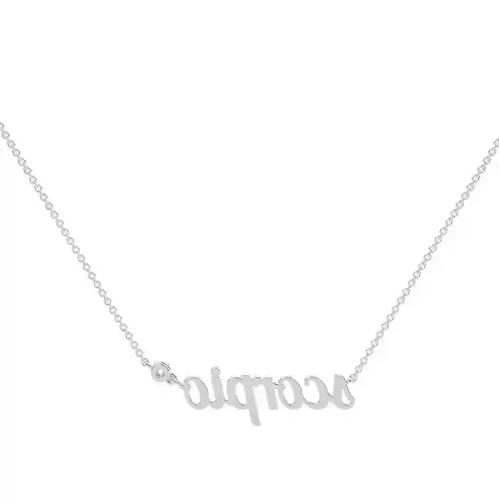 Scorpio Solitaire Necklace