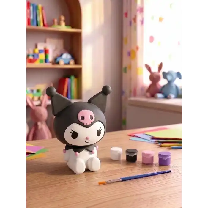 Sevimli Elf Figürlü Taş Boyama Hobi Seti