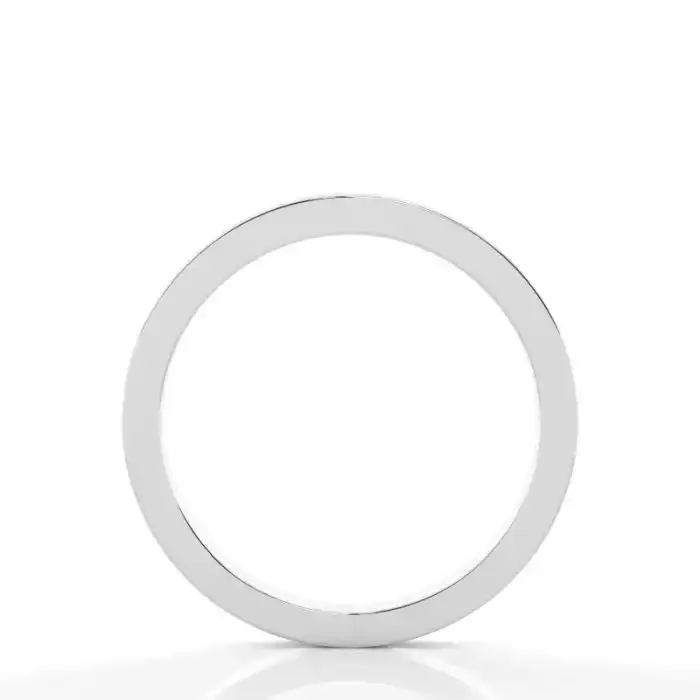 Sleek Edge Diamond Band