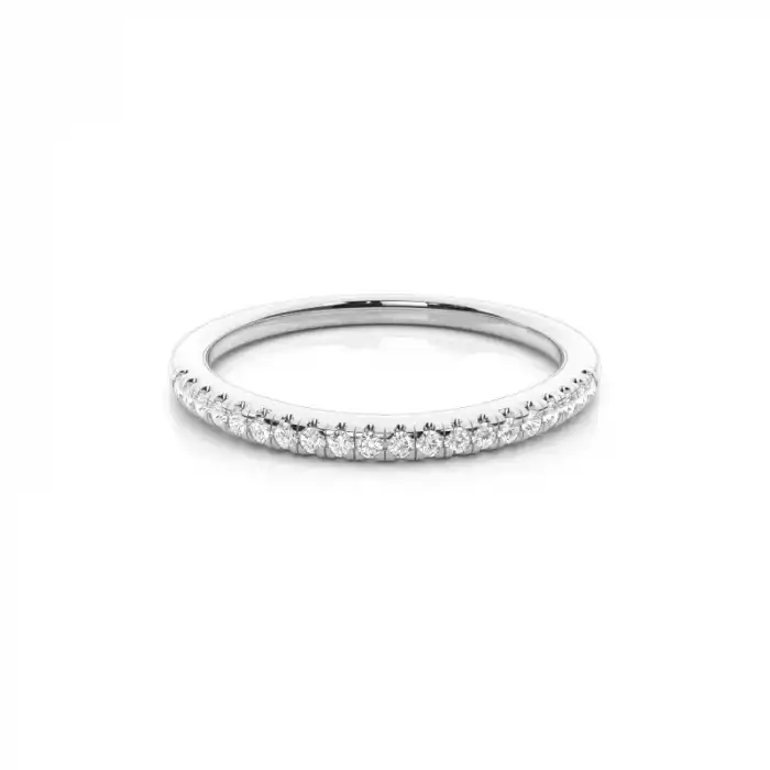 Slim Pave Diamond Band