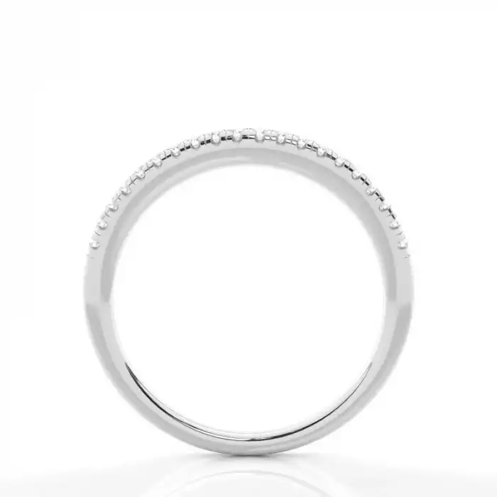 Slim Pave Diamond Band