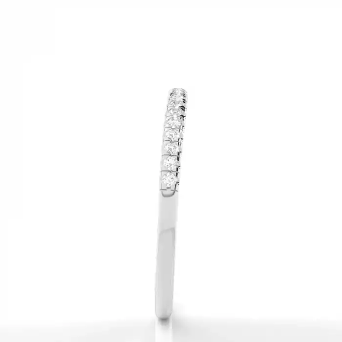Slim Pave Diamond Band