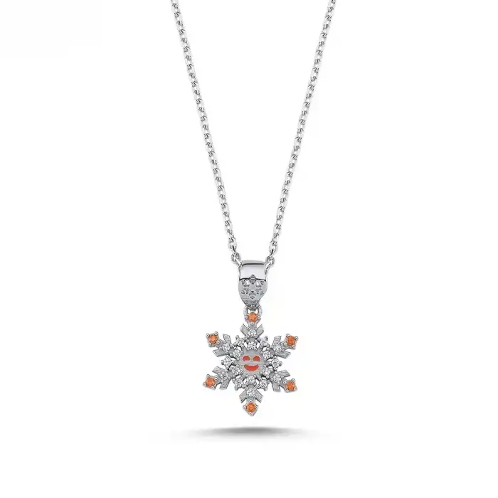 Snowflake of Happiness Necklace