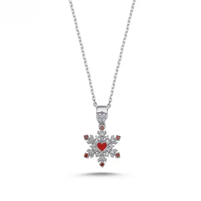 Snowflake of Love Necklace