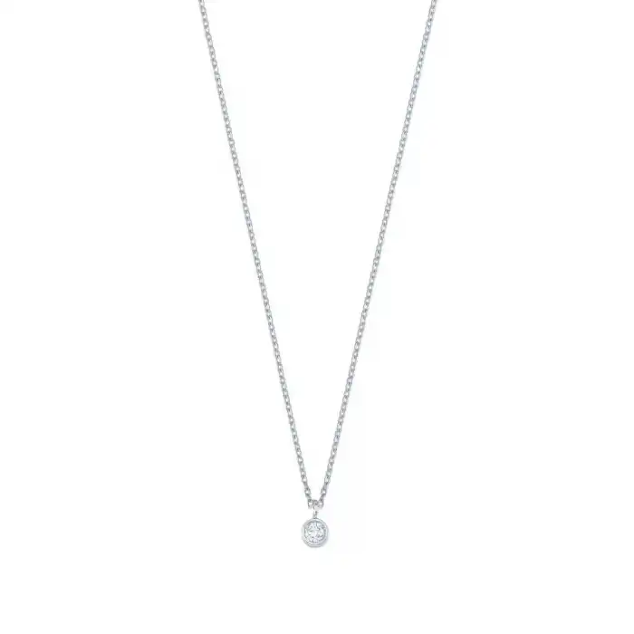 Solo Diamond Pendant Necklace