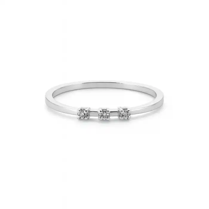 Three-Stone Diamond Ring