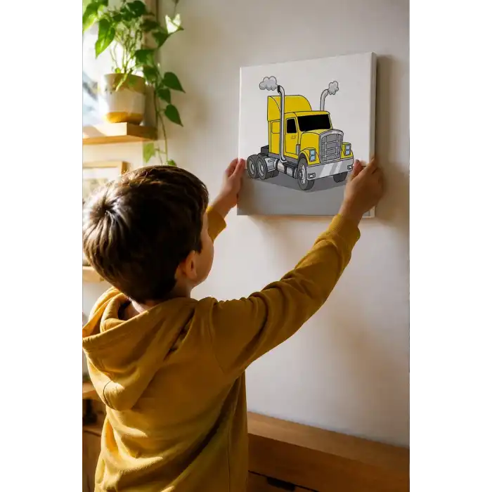 Tır Boyama Tuvali – Şövalesiz Boya Seti 20x20