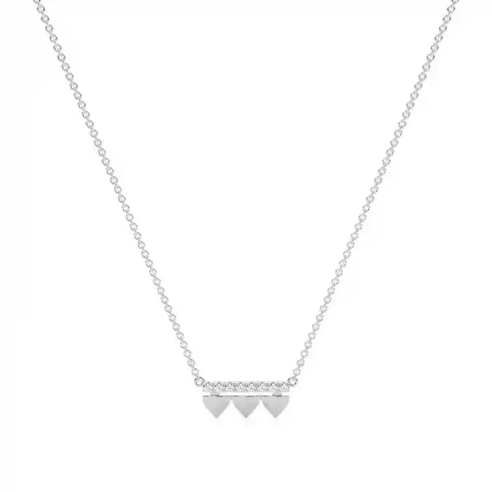 Triad Diamond Necklace