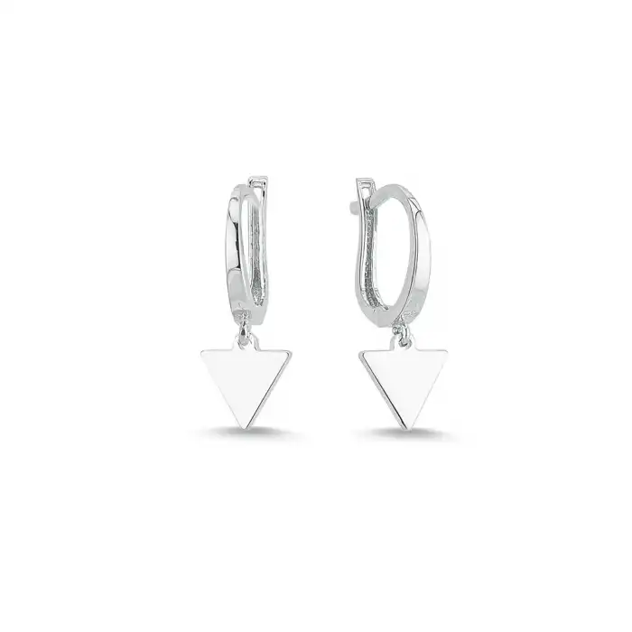 Triangle Charm Earrings