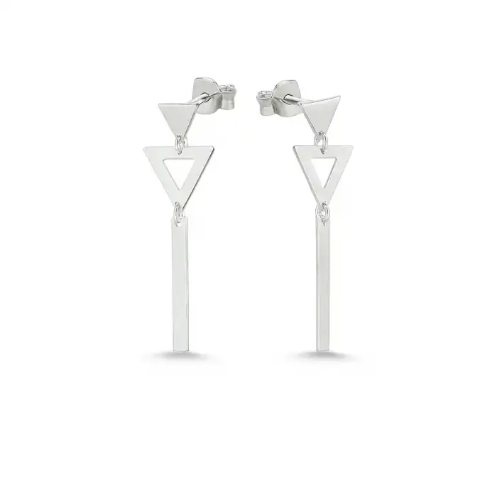 Triangle Drop Earrings