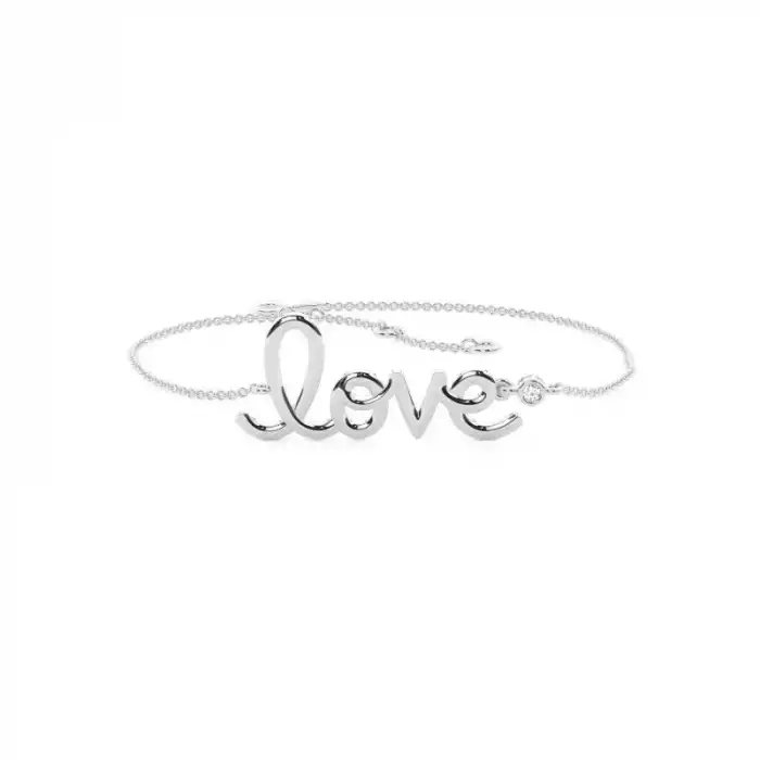 White Gold Chain Diamond Bracelets